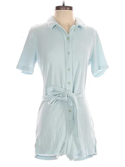 Pre-owned Reformation Jeans Romper In Blue
