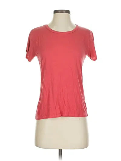 Pre-owned Reformation Jeans Short Sleeve T-shirt In Orange