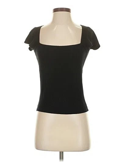 Pre-owned Reformation Jeans Short Sleeve Top In Black