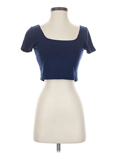 Pre-owned Reformation Jeans Short Sleeve T-shirt In Black