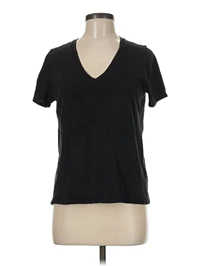 Pre-owned Reformation Jeans Short Sleeve T-shirt In Black