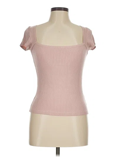 Pre-owned Reformation Jeans Short Sleeve T-shirt In Pink