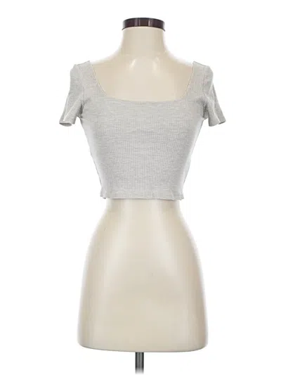 Pre-owned Reformation Jeans Short Sleeve T-shirt In Silver