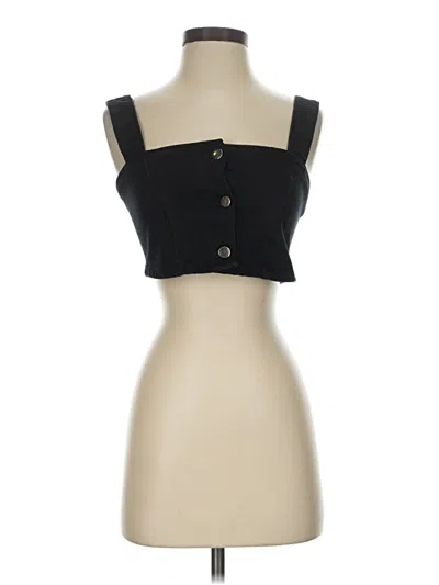 Pre-owned Reformation Jeans Sleeveless Blouse In Black