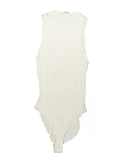 Pre-owned Reformation Jeans Sleeveless Blouse In White