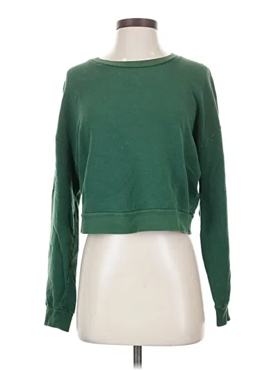 Pre-owned Reformation Jeans Sweatshirt In Green
