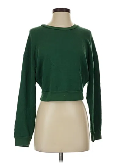 Pre-owned Reformation Jeans Sweatshirt In Green