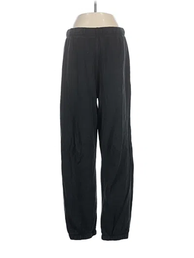 Pre-owned Reformation Jeans Track Pants In Black