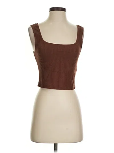 Pre-owned Reformation Jeans Tube Top In Brown