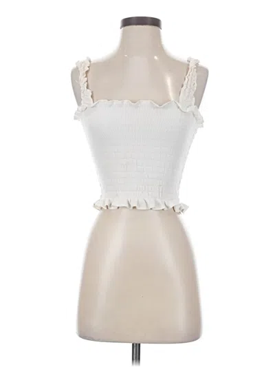 Pre-owned Reformation Jeans Tube Top In Ivory