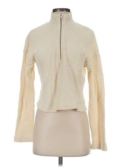 Pre-owned Reformation Jeans Turtleneck Sweater In Ivory