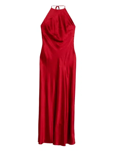 Reformation Jeany Dress In Red