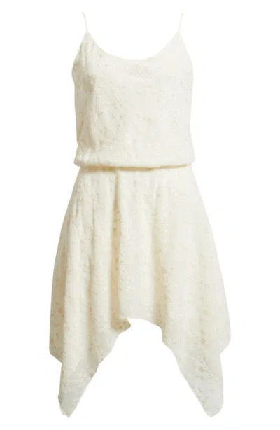 Reformation Womens Cream Jessamy Embroidered Woven Midi Dress Xs In White