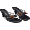 Reformation Jessica Thong Sandal In Black