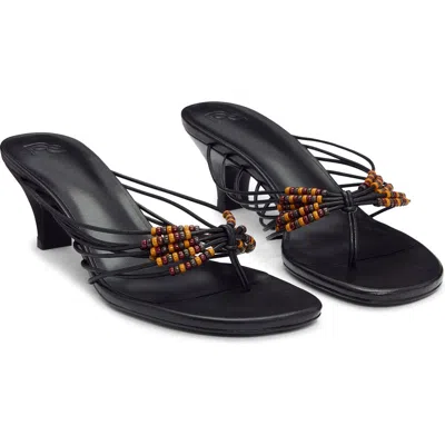 Reformation Jessica Thong Sandal In Black