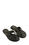 Reformation Jessie Flip Flop In Black