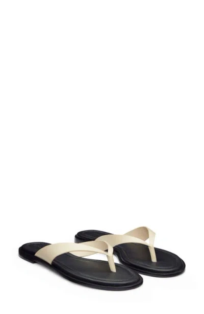 Reformation Jessie Flip Flop In Black