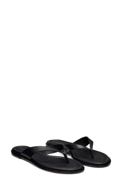Reformation Jessie Flip Flop In Black