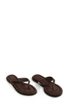 Reformation Jessie Flip Flop In Brown