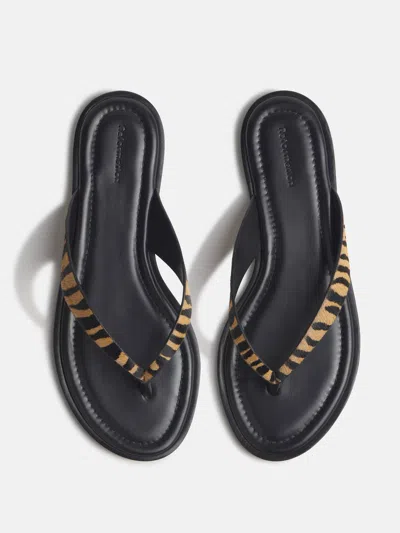 Reformation Jessie Thong Sandal Brown 9