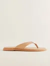 Reformation Jessie Thong Sandal In Naturel
