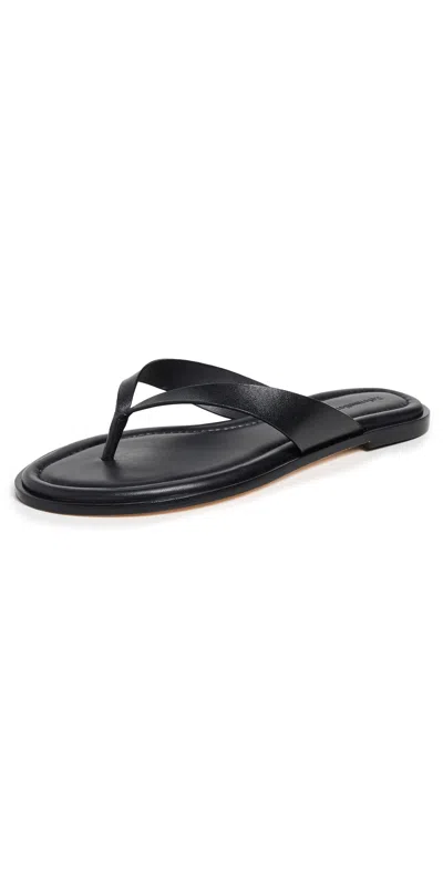 Reformation Jessie Thong Sandals Black