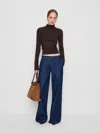 Reformation Jett Cashmere Turtleneck In Brown