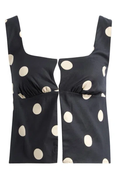 Reformation Jianna Tank In Black