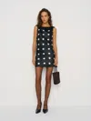 Reformation Jonelle Silk Dress In Black