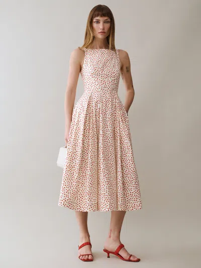 Reformation Jovana Dress In Fresa