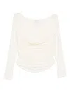 Reformation Julian Knit Top In Gray