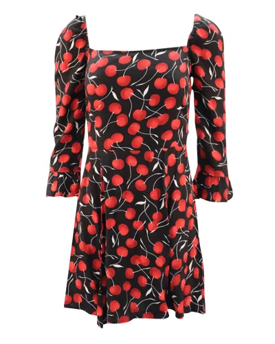 Reformation Julien Dress In Black Viscose