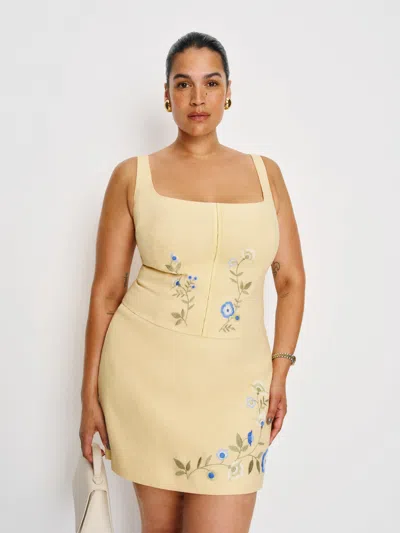 Reformation Juliet Linen Top Es In Brown