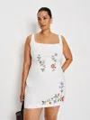Reformation Juliet Linen Top Es In White