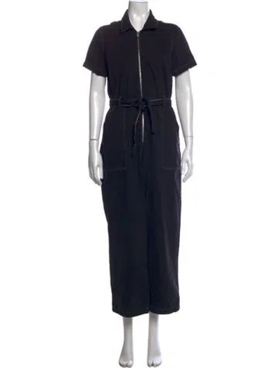 Pre-owned Reformation Jumpsuit In Black
