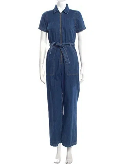 Pre-owned Reformation Jumpsuit In Blue