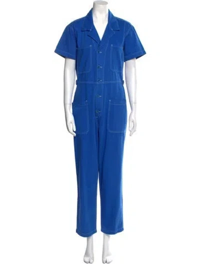 Pre-owned Reformation Jumpsuit In Blue