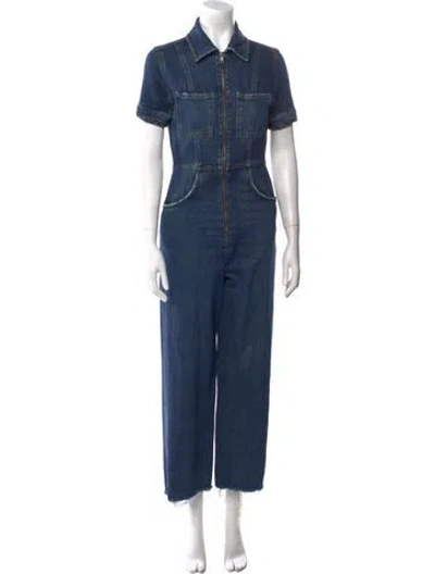 Pre-owned Reformation Jumpsuit In Blue