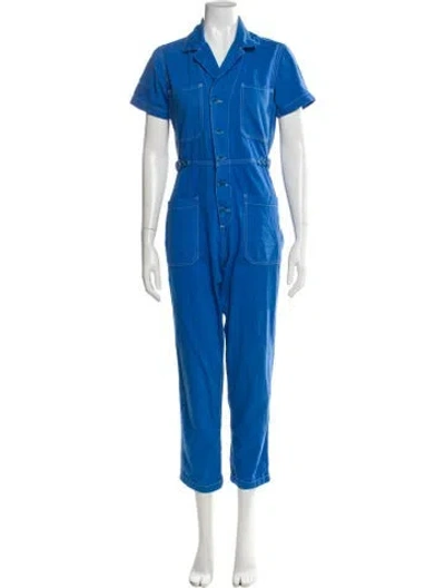 Pre-owned Reformation Jumpsuit In Blue