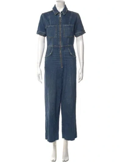 Pre-owned Reformation Jumpsuit In Blue