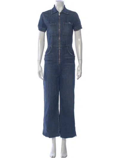 Pre-owned Reformation Jumpsuit In Blue