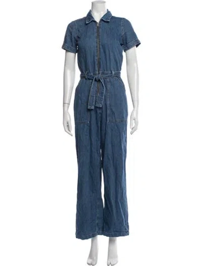 Pre-owned Reformation Jumpsuit In Blue
