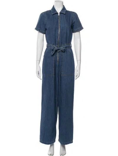 Pre-owned Reformation Jumpsuit In Blue