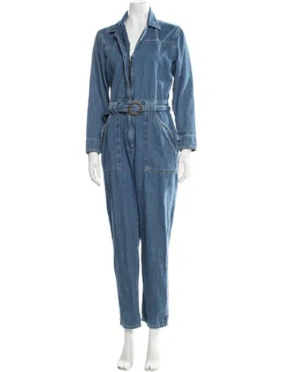 Pre-owned Reformation Jumpsuit In Blue
