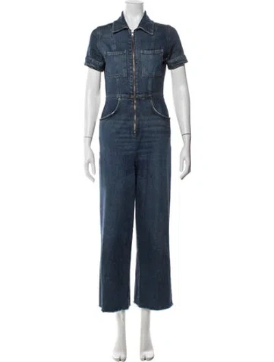 Pre-owned Reformation Jumpsuit In Blue