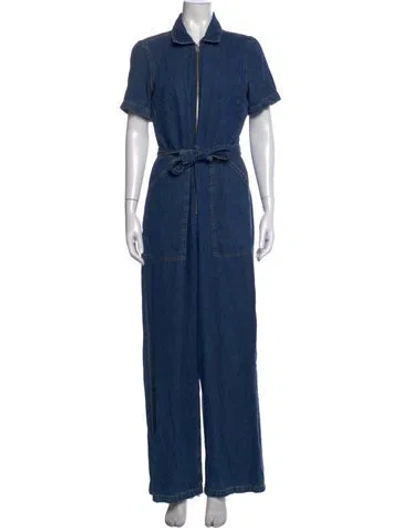 Pre-owned Reformation Jumpsuit In Blue