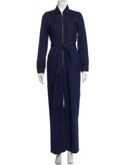 Pre-owned Reformation Jumpsuit In Blue