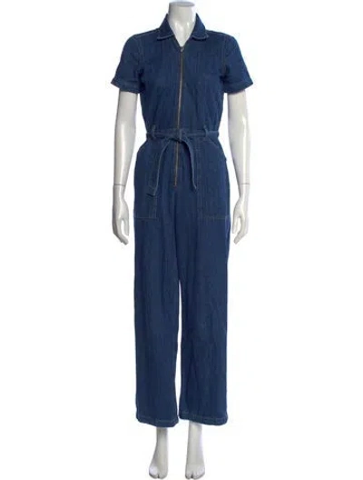 Pre-owned Reformation Jumpsuit In Blue