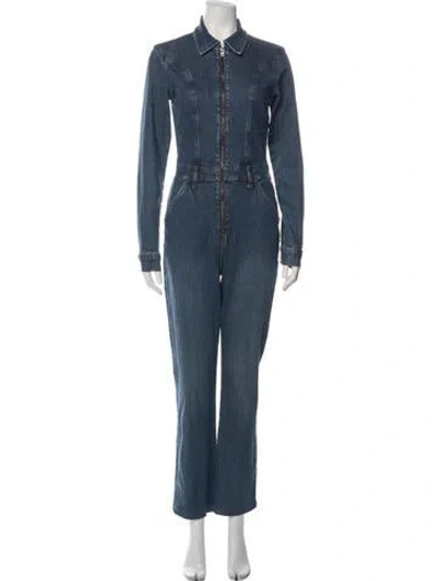 Pre-owned Reformation Jumpsuit In Blue