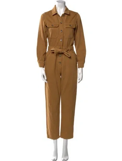 Pre-owned Reformation Jumpsuit In Brown